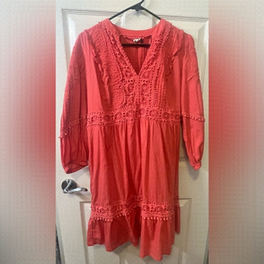CORAL Bohemian Dress